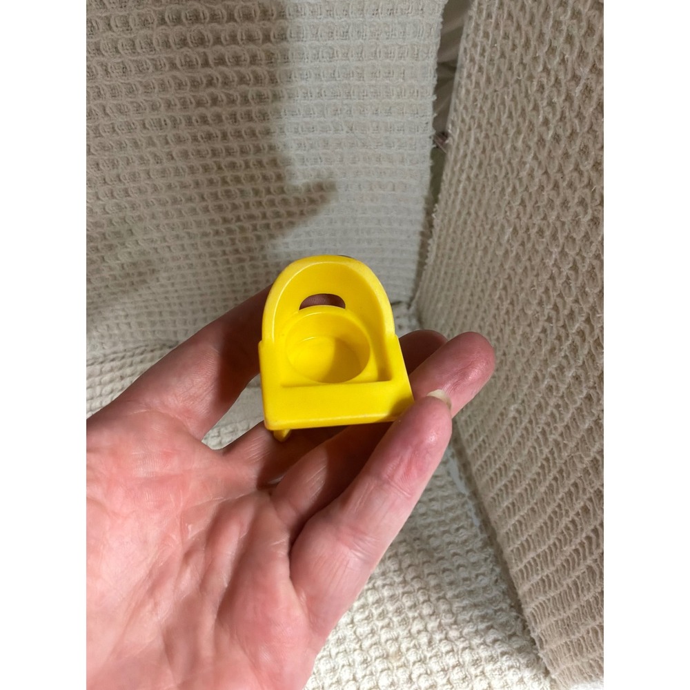 Vintage Unisex Fisher Price Little People High Chair OS Yellow